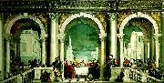 Paolo  Veronese feast in the house of levi oil painting on canvas